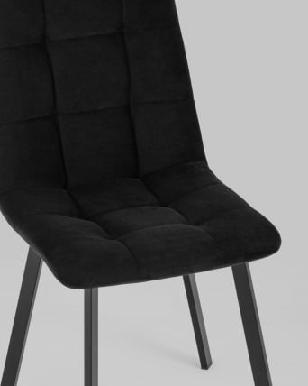 Стул Оливер Скуаре велюр Черный / Oliver Square_7